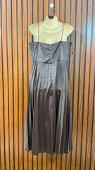 Chest 19  Length 44  Fabric Silk Women's Elegant Maxi Dress