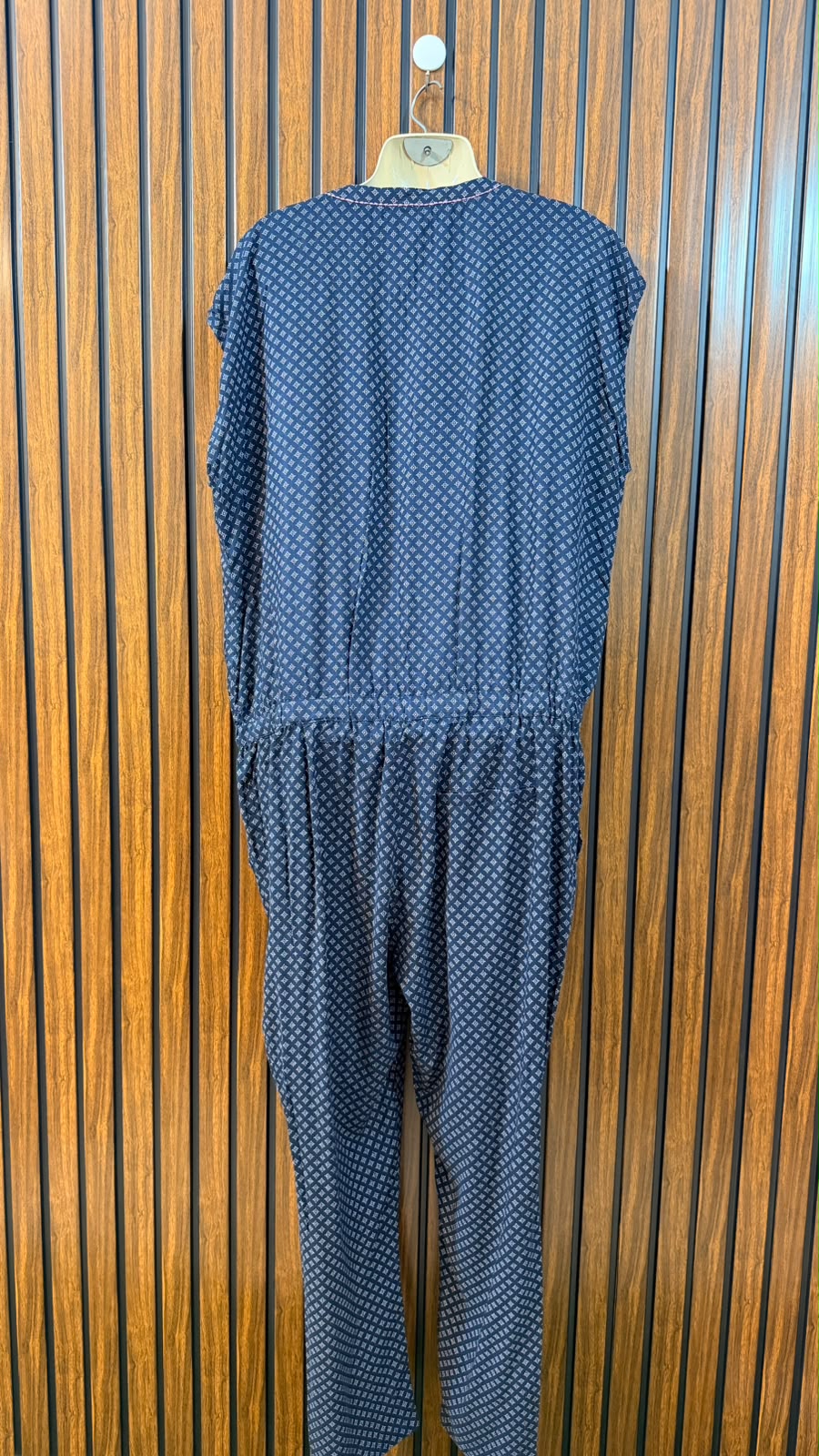 Chest 24  Length 62   Fabric Linen Women's Smart Long Jumpsuit