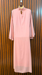 Chest 19  Length 55   Fabric Chiffon Women's Graceful Long Maxi