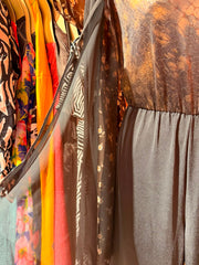 Chest 20  Length 50  Fabric Silk Jersey Imported Women's Long Jumpsuit