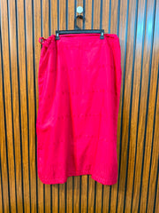 Waist 36  Length 34  Fabric Cotton Silk Women's Designer Skirt