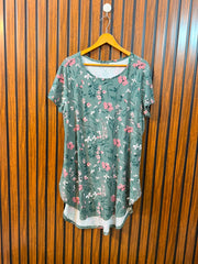 Chest 22  Length 31 To 34 Western Fashion Tee