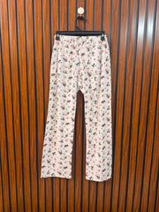 Waist 26  Lenght 35  Fabric cotton silk Ladies Fashion Trouser