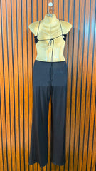 Chest 17  Length 55  Fabric Silk Jersy Women's Premium Long Jumpsuit