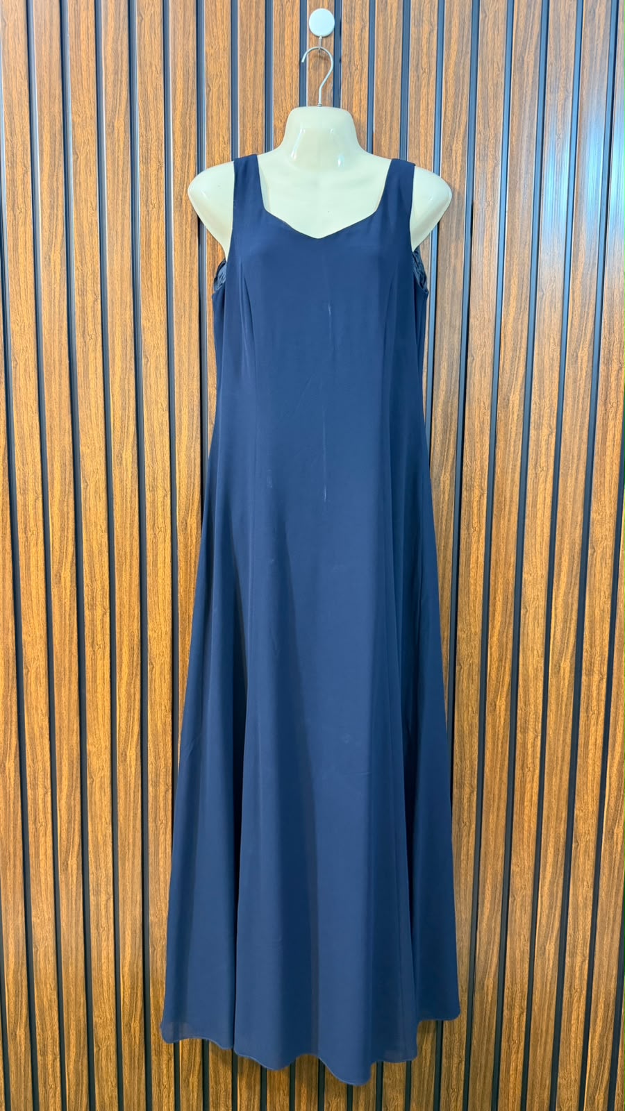 Chest 19  Length 56  Fabric Chiffon Women's Modern Long Maxi