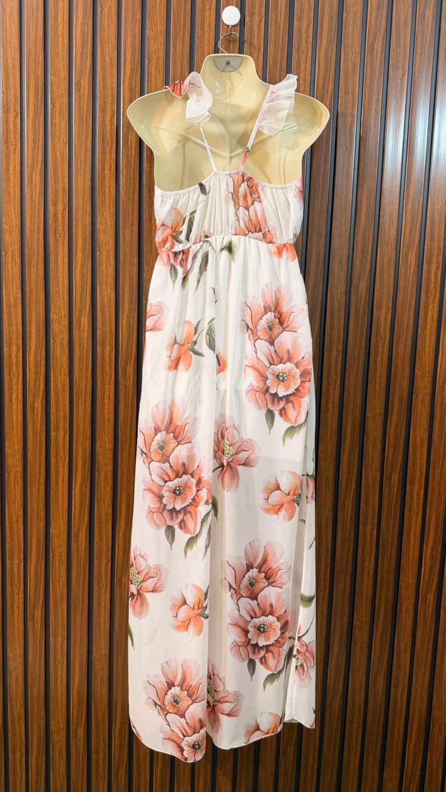 Chest 17  Length 51  Fabric Chiffon Women's New Arrival Long Maxi