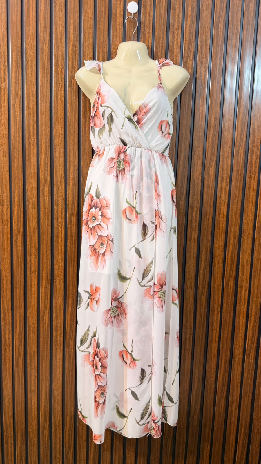 Chest 17  Length 51  Fabric Chiffon Women's New Arrival Long Maxi