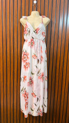 Chest 17  Length 51  Fabric Chiffon Women's New Arrival Long Maxi