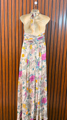Chest small  Lenght 58  fabric chiffon Women's Fashion Long Maxi