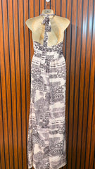 Chest 19  Length 57  Fabric Chiffon Imported Fashion Long Maxi