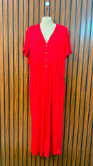 Chest 24  Length 53  Fabric silk jersey jumpsuit Women's New Collection Long jumpsuit