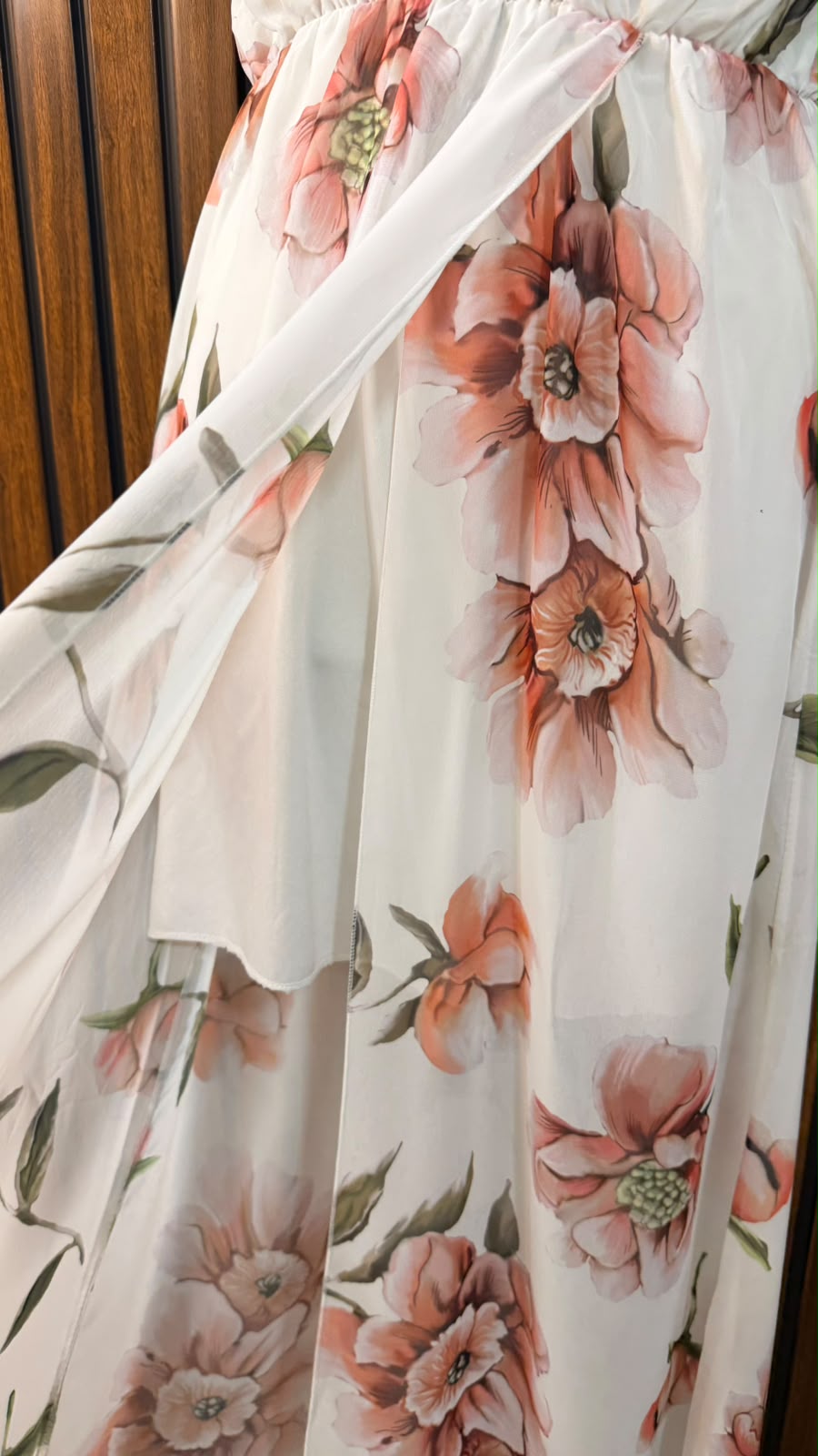 Chest 17  Length 51  Fabric Chiffon Women's New Arrival Long Maxi