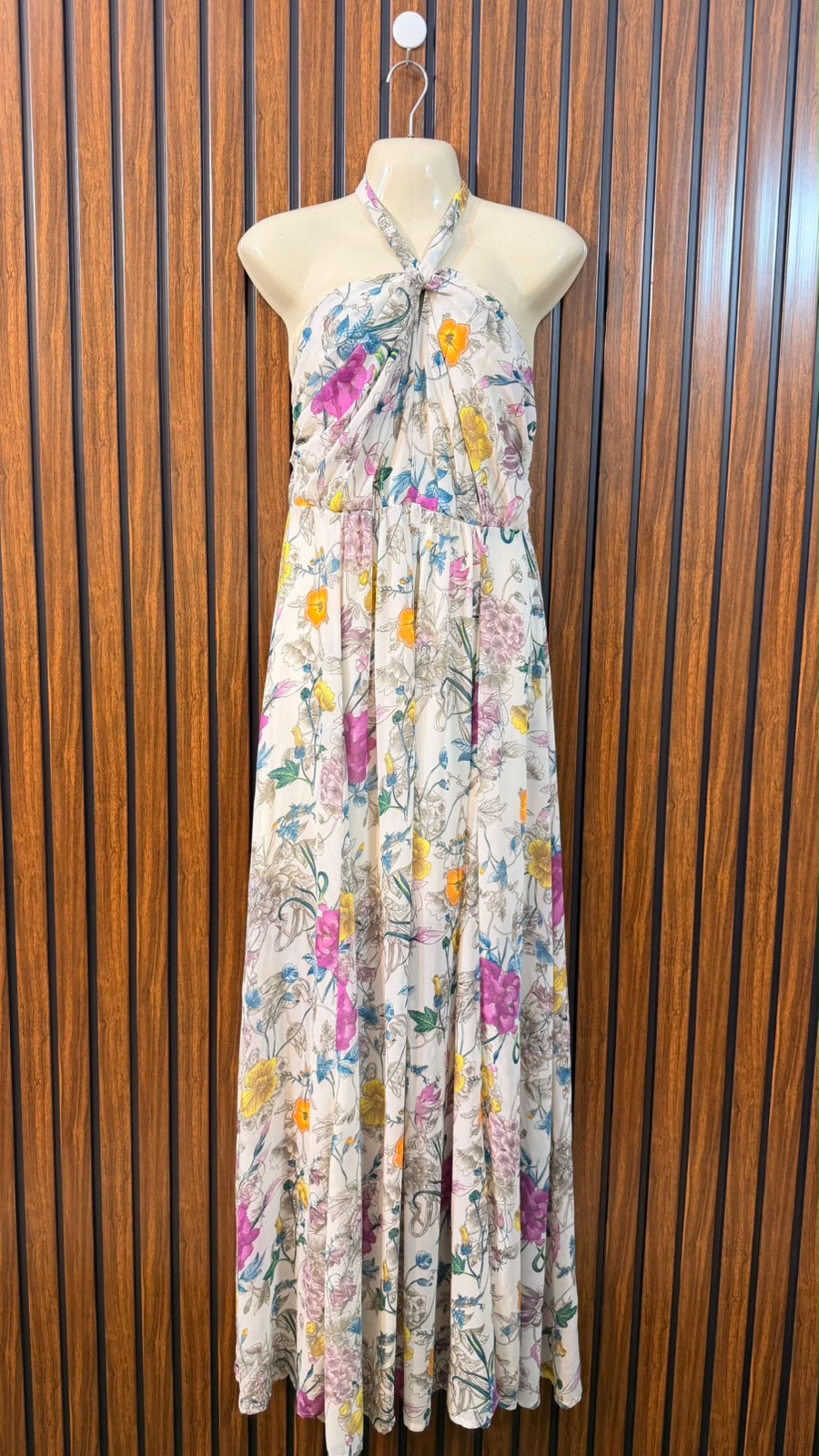 Chest small  Lenght 58  fabric chiffon Women's Fashion Long Maxi