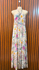 Chest small  Lenght 58  fabric chiffon Women's Fashion Long Maxi