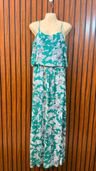 Chest 18  Length 57  Fabric linen Imported Women's Maxi Dress