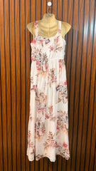 Chest 18  Length 49  Fabric chiffon Women's Everyday Maxi Dress