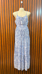 Chest 20  Length 54  Fabric linen Women's Trend Long Maxi