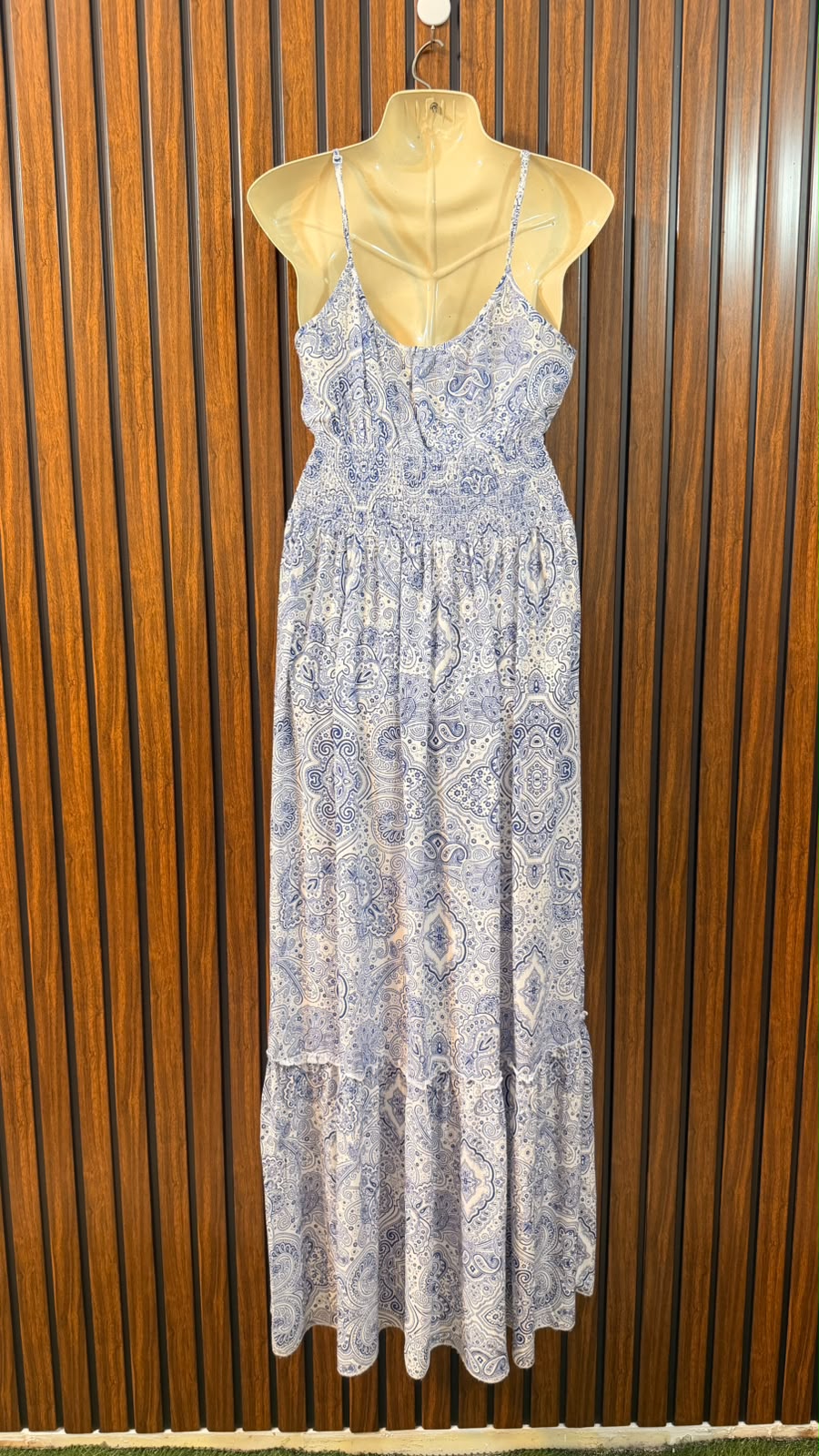 Chest 20  Length 54  Fabric linen Women's Trend Long Maxi