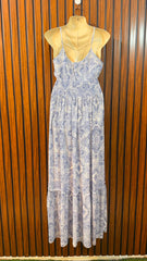 Chest 20  Length 54  Fabric linen Women's Trend Long Maxi