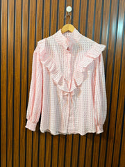 Chest 21  Length 27  Fabric Cotton Silk Branded Women's Full Sleeve Top