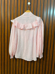 Chest 21  Length 27  Fabric Cotton Silk Branded Women's Full Sleeve Top