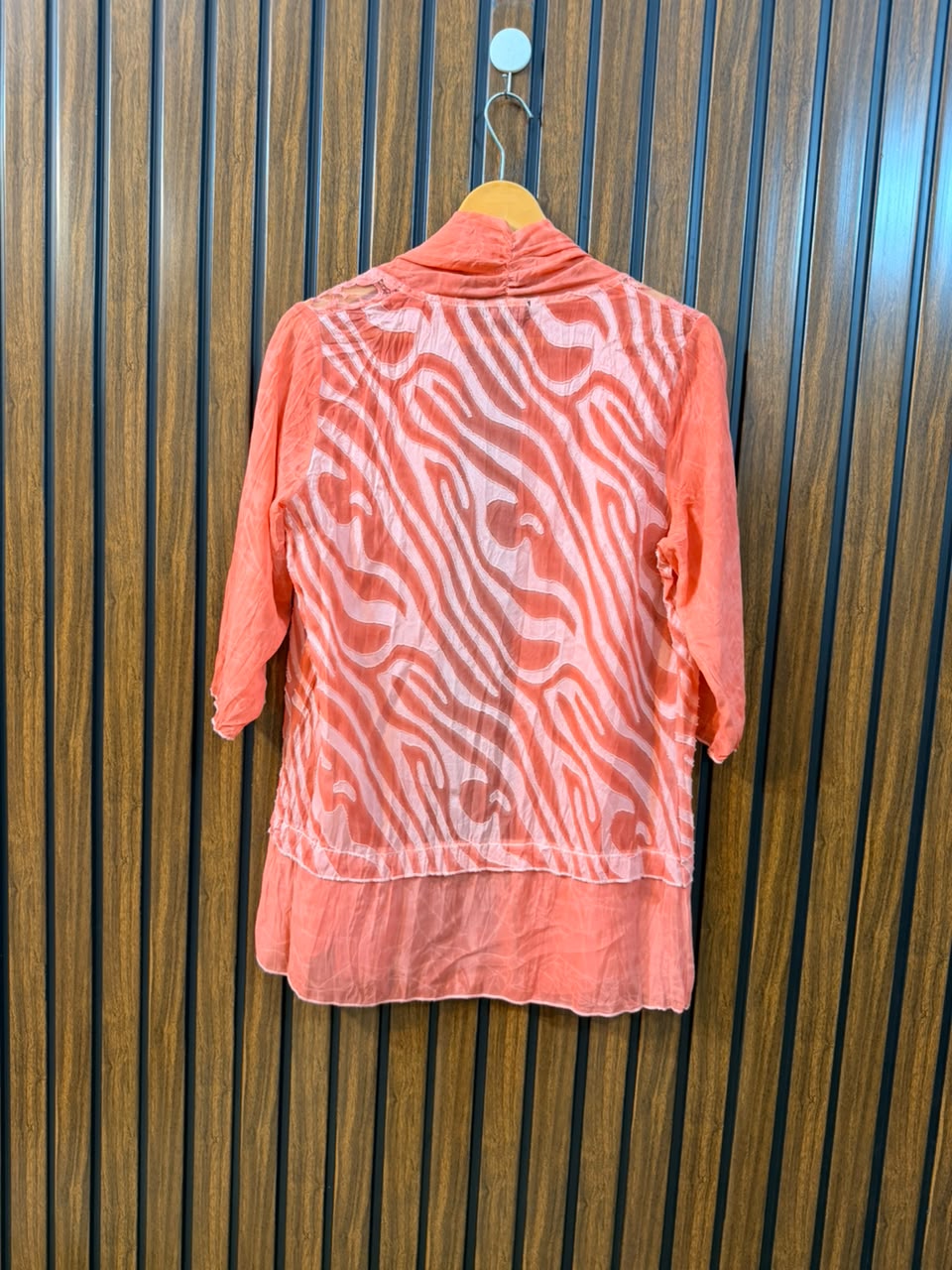 Chest Small  Length 27  Fabric Chiffon Ladies Western Full Sleeve Shrug