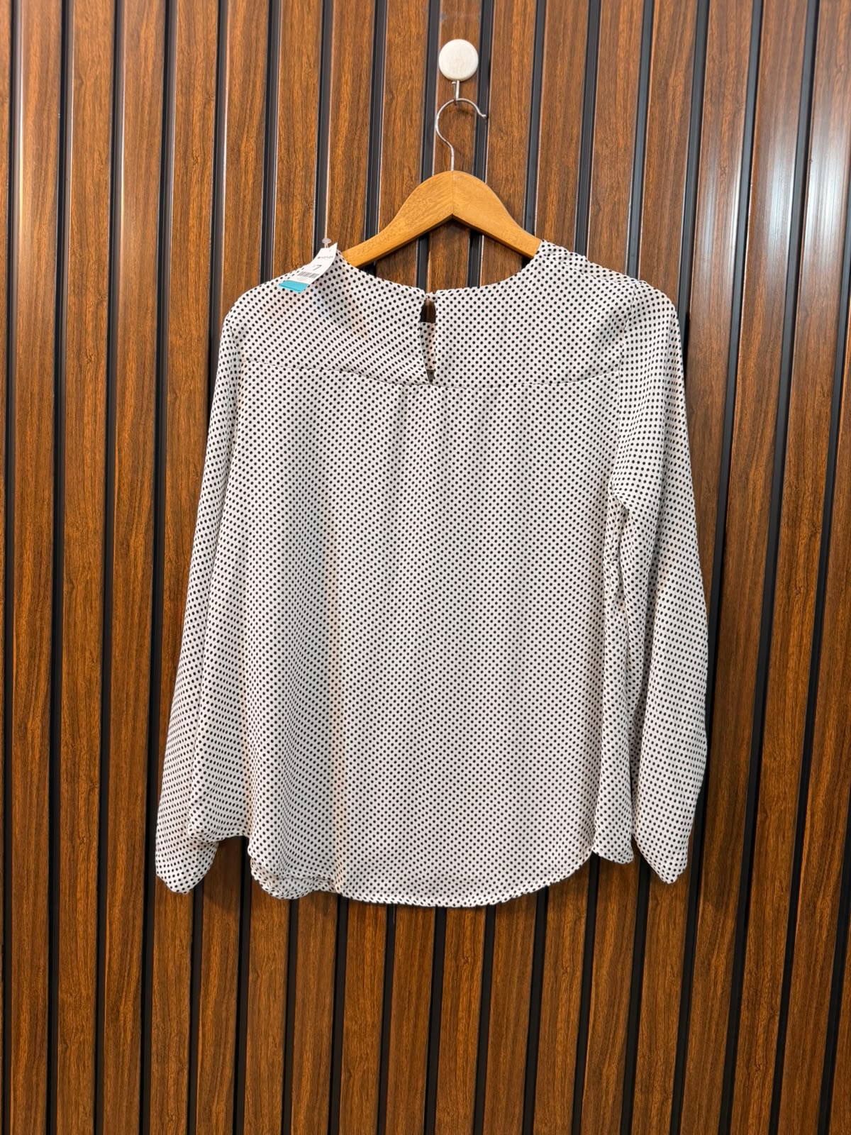 Chest 17  Length 25  Fabric Chiffon Women's Everyday Full Sleeve Top