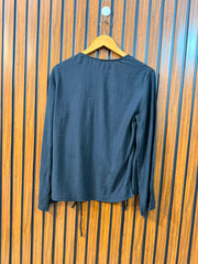 Chest 18  Length 23  Fabric Silk Western Wear Full Sleeve Top for Women