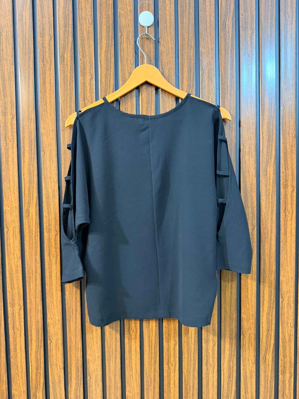 Chest 20  Length 20  Fabric Chiffon Elegant Women's Full Sleeve Top