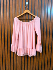 Chest 21  Length 21  Fabric Chiffon Stylish Women's Full Sleeve Top