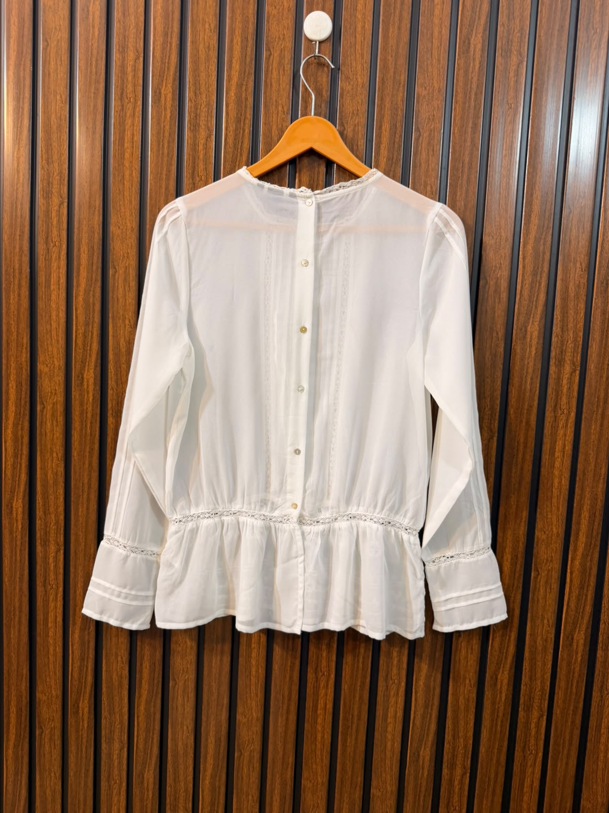 Chest 17  Length 24  Fabric Chiffon Western Women's Tops Online