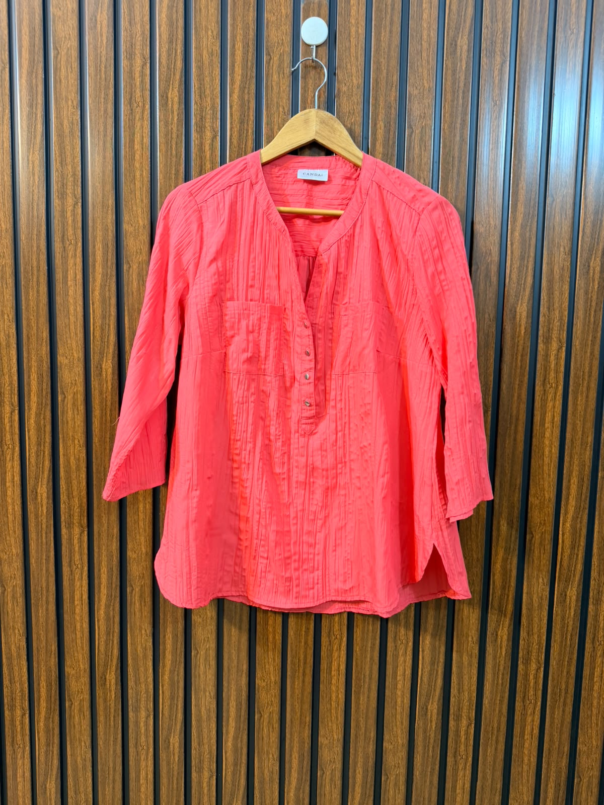 Chest 20  Length 25  Fabric Silk Women's Modern Full Sleeve Top