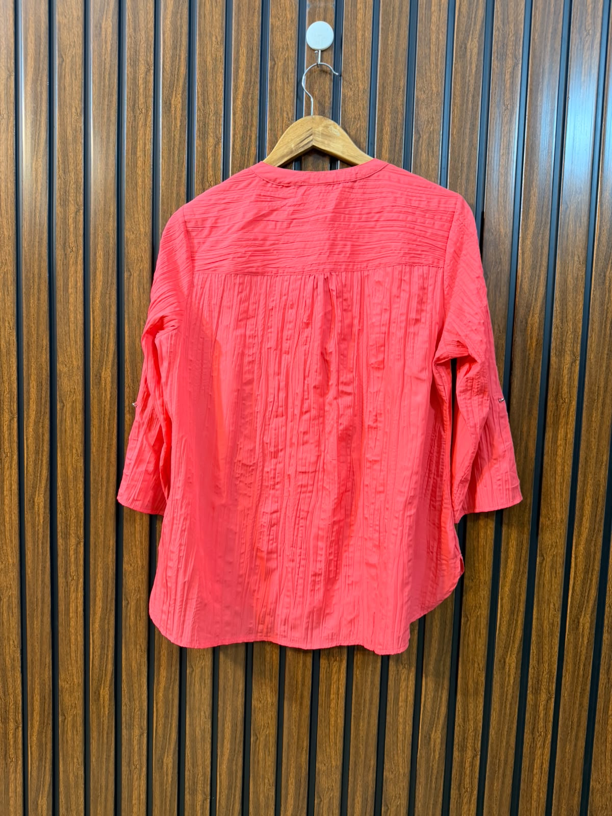 Chest 20  Length 25  Fabric Silk Women's Modern Full Sleeve Top