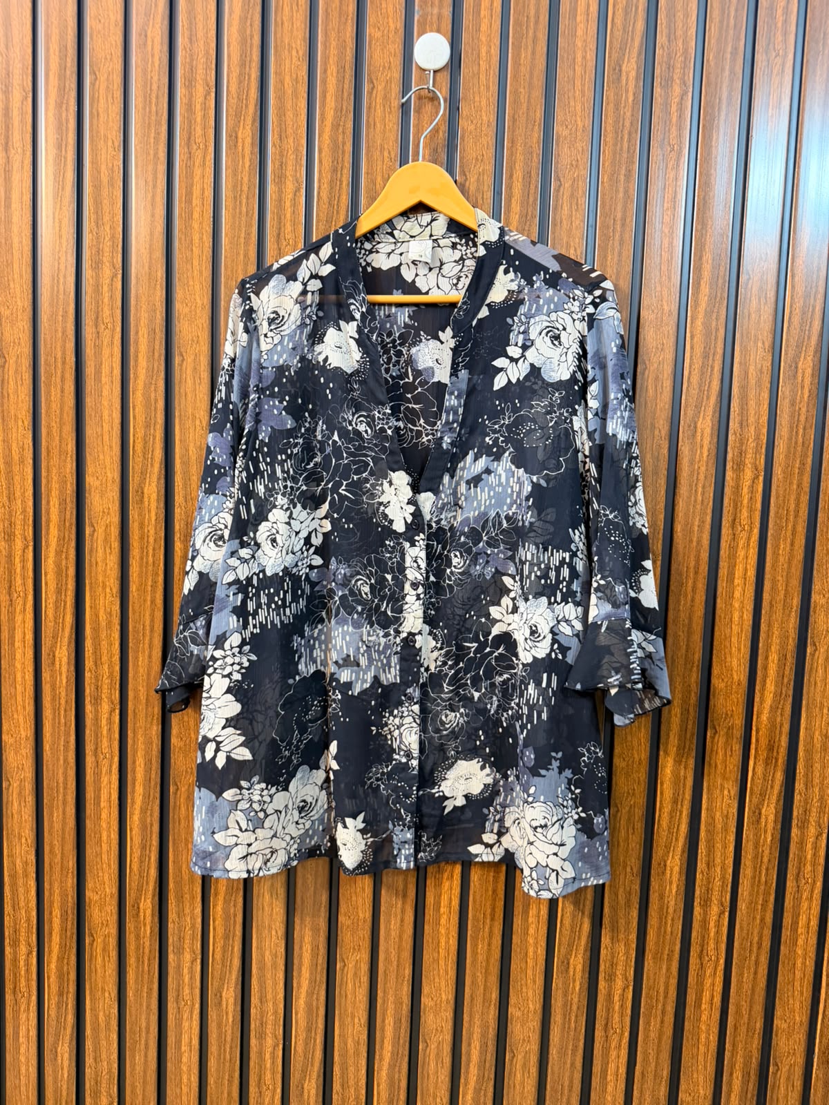 Chest 24  Length 26  Fabric Chiffon Western Outfit Full Sleeve Top