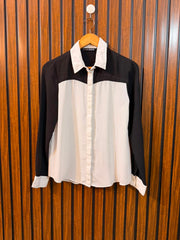 Chest 17  Length 23  Fabric Chiffon Fashionable Women's Full Sleeve Top