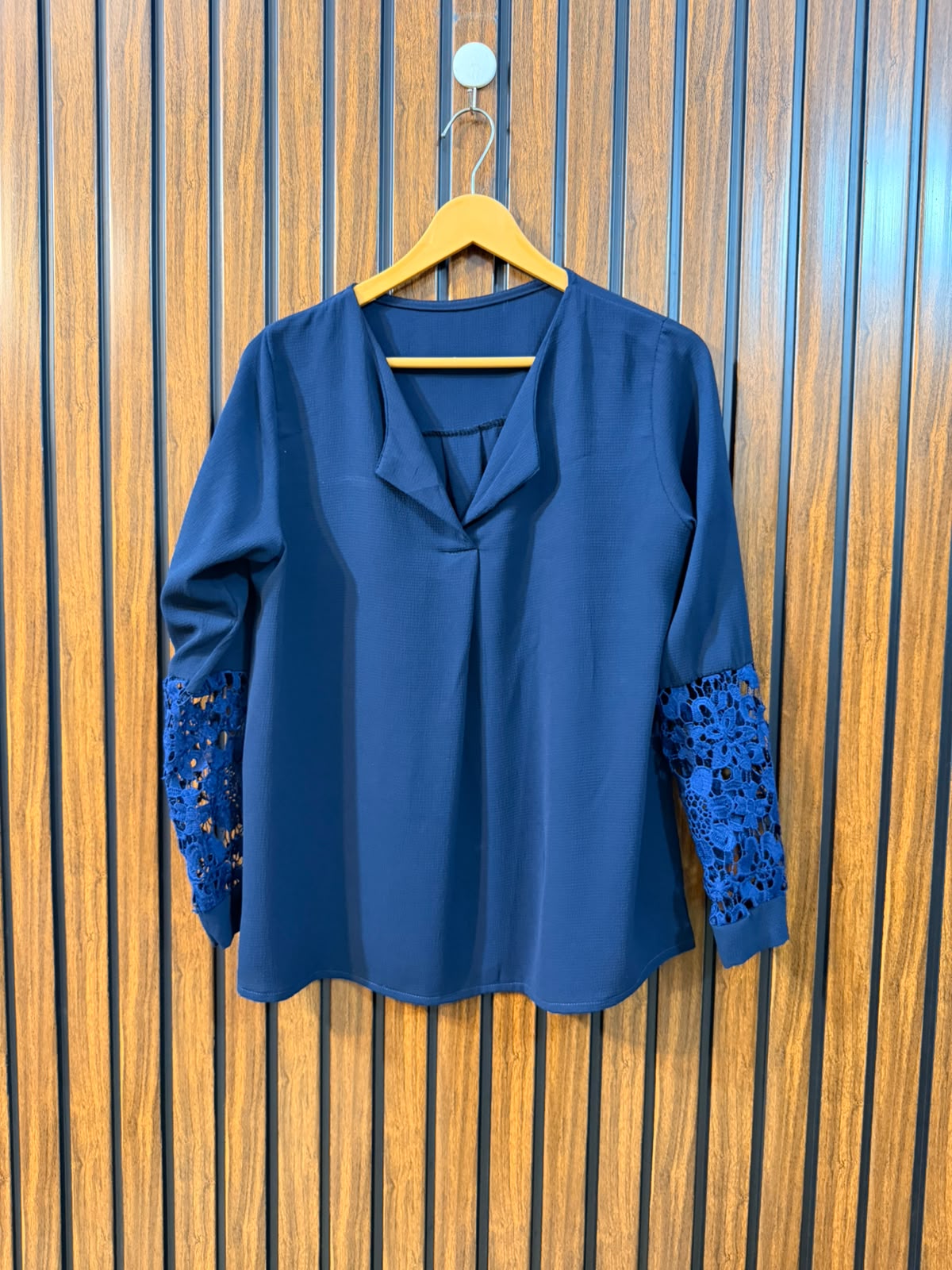 Chest 19  Length 24  Fabric Chiffon Imported Western Women's Top