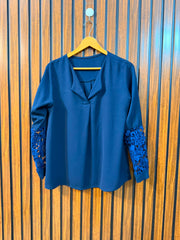 Chest 19  Length 24  Fabric Chiffon Imported Western Women's Top