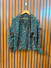 Chest 21  Length 22  Fabric Chiffon Women's Full Sleeve Top Store