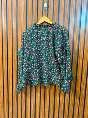 Chest 21  Length 22  Fabric Chiffon Women's Full Sleeve Top Store