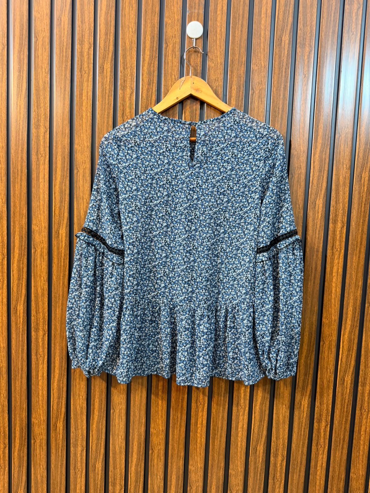 Chest 17  Length 24  Fabric Chiffon Women's Premium Western Top
