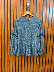 Chest 17  Length 24  Fabric Chiffon Women's Premium Western Top