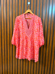 Chest 23  Length 30 To 32  Fabric Chiffon Women's Classic Full Sleeve Top