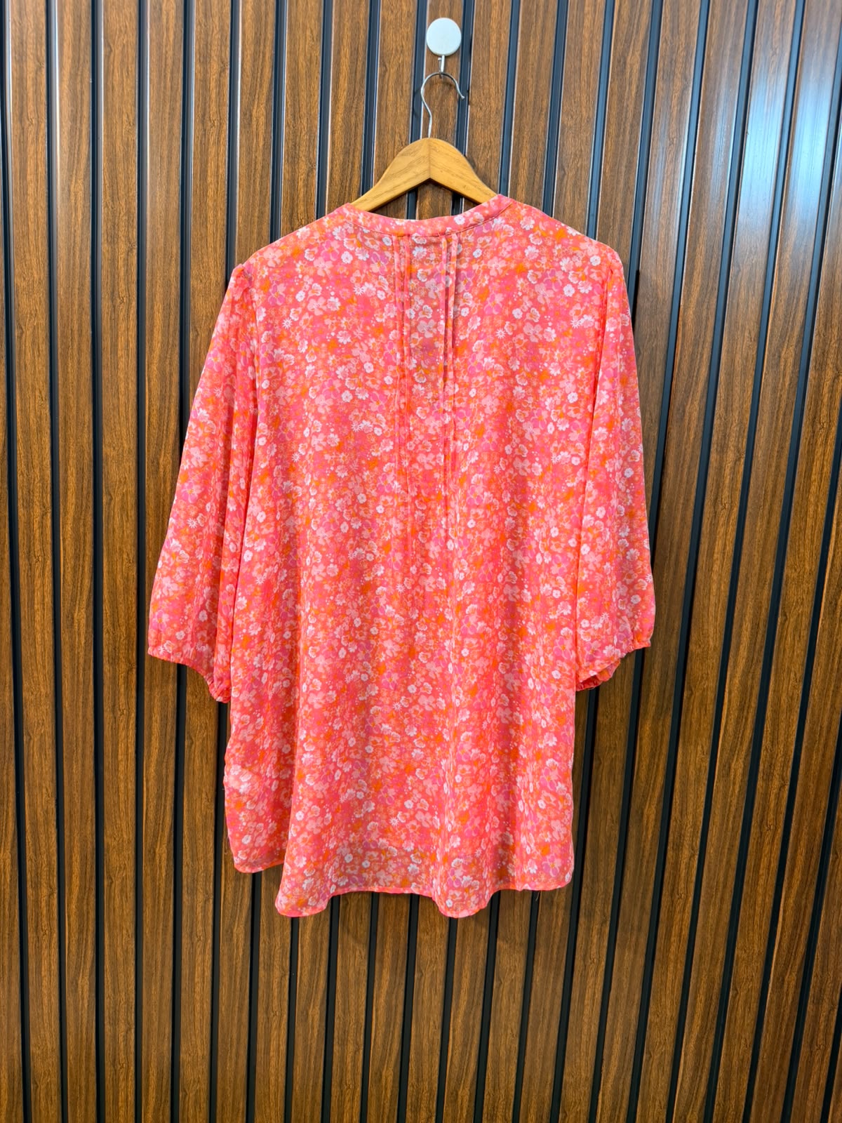 Chest 23  Length 30 To 32  Fabric Chiffon Women's Classic Full Sleeve Top