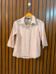 Chest 16  Length 21  Fabric Silk Women's Branded Fashion Top