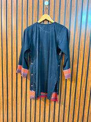 Chest 17  Length 28  Fabric Silk Branded Western Top for Women