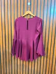 Chest 18  Length 27  Fabric Chiffon Women's Full Sleeve Top Essentials