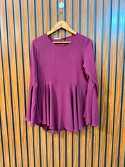 Chest 18  Length 27  Fabric Chiffon Women's Full Sleeve Top Essentials