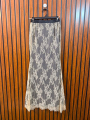 Waist 28  Length 43  Fabric Net And Silk Women's Trend Skirt