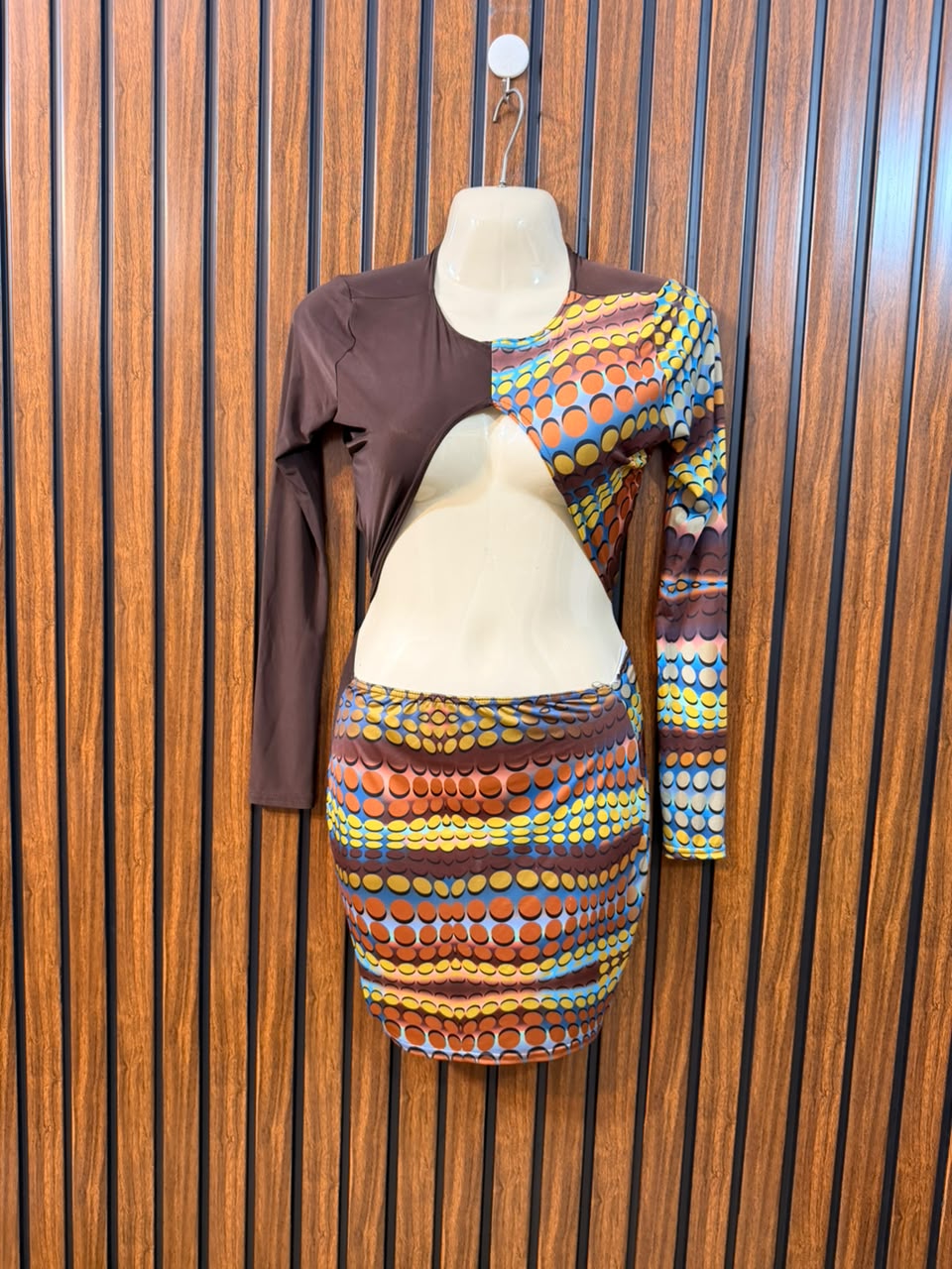 Chest 18  Length 28  Fabric Silk Jersey Western Branded Women's Mini Dress