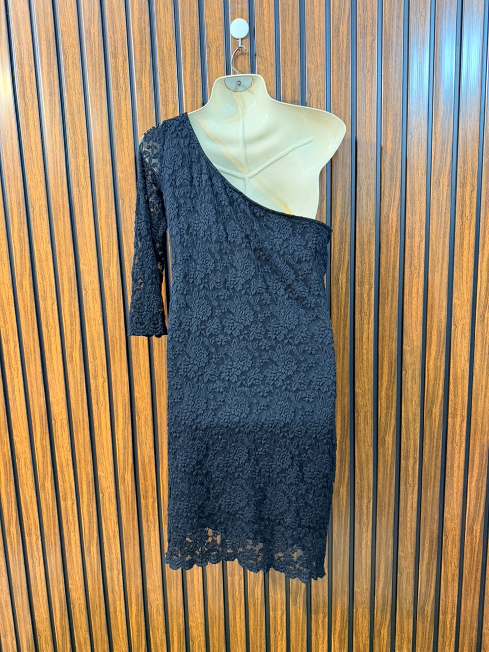 Chest 20  Length 34  Fabric Net Elegant Women's Mini Dress